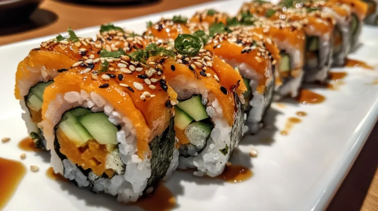 Sweet Potato Sushi Rolls are a delicious treat.