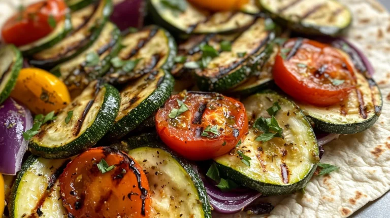 Za’atar Grilled Vegetable Wraps for a Healthy Meal