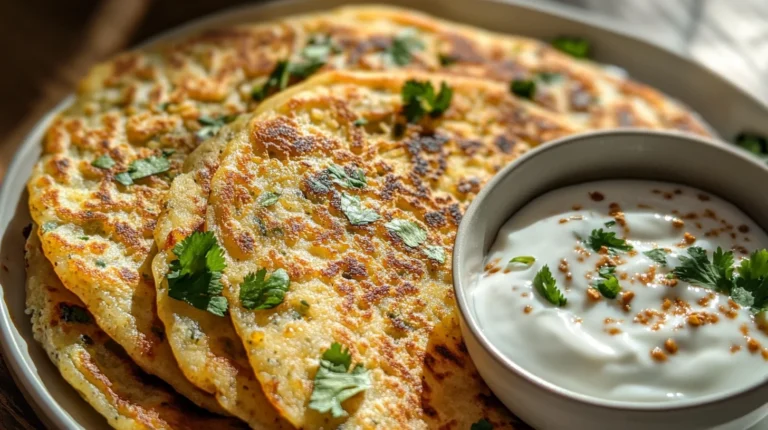 Cumin-Spiced Lentil Pancakes are a healthy delight.