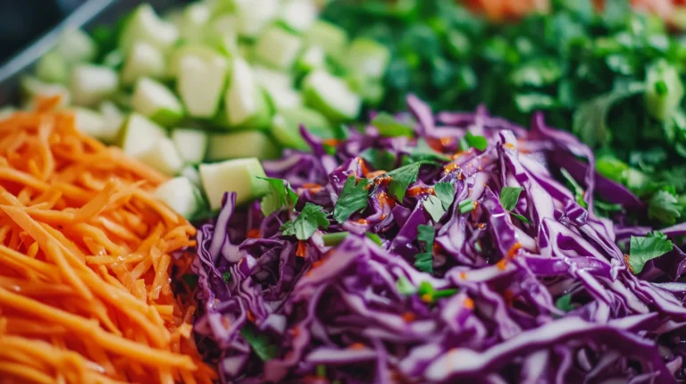 Spicy Cabbage and Apple Slaw Bowl is a must-try!