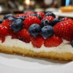 American Flag Berry Pizza Sugar Cookie Crust
