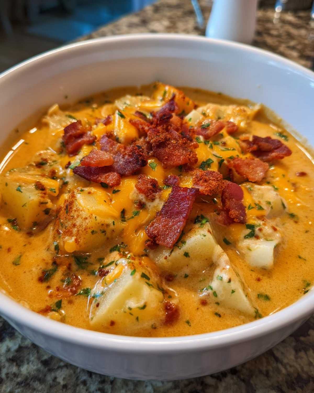 Cheesy Bacon Ranch Baked Potato Soup One Pot - detail 2
