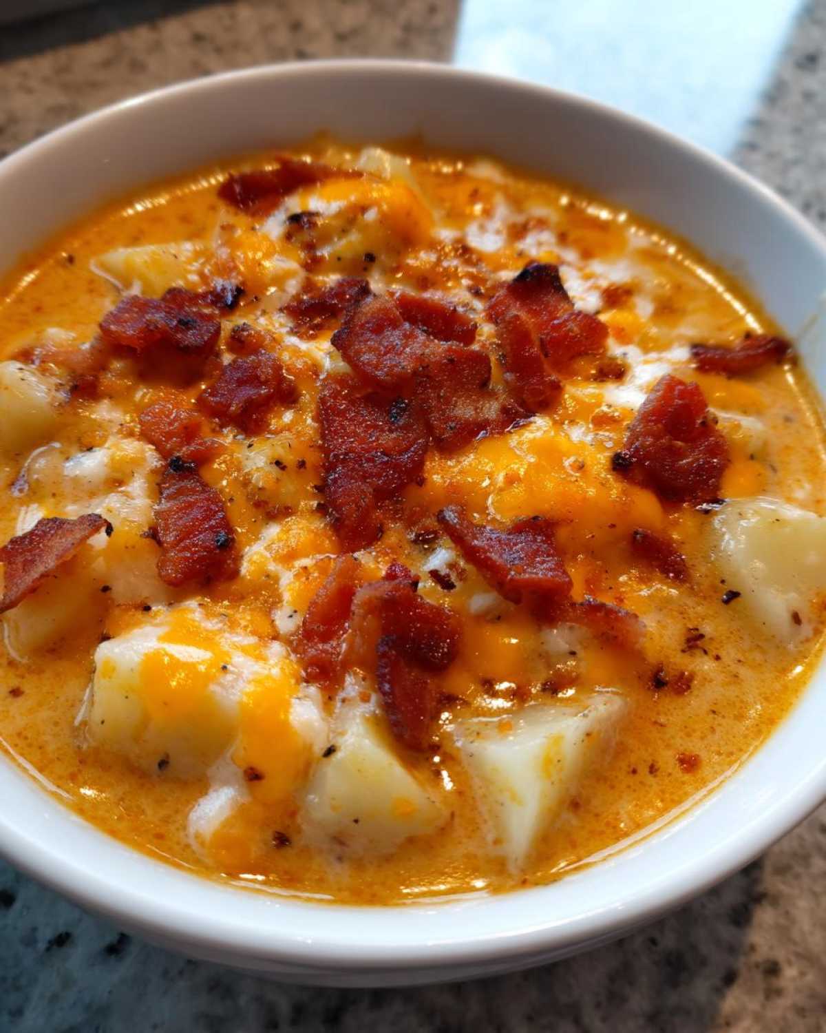 Cheesy Bacon Ranch Baked Potato Soup One Pot - detail 3