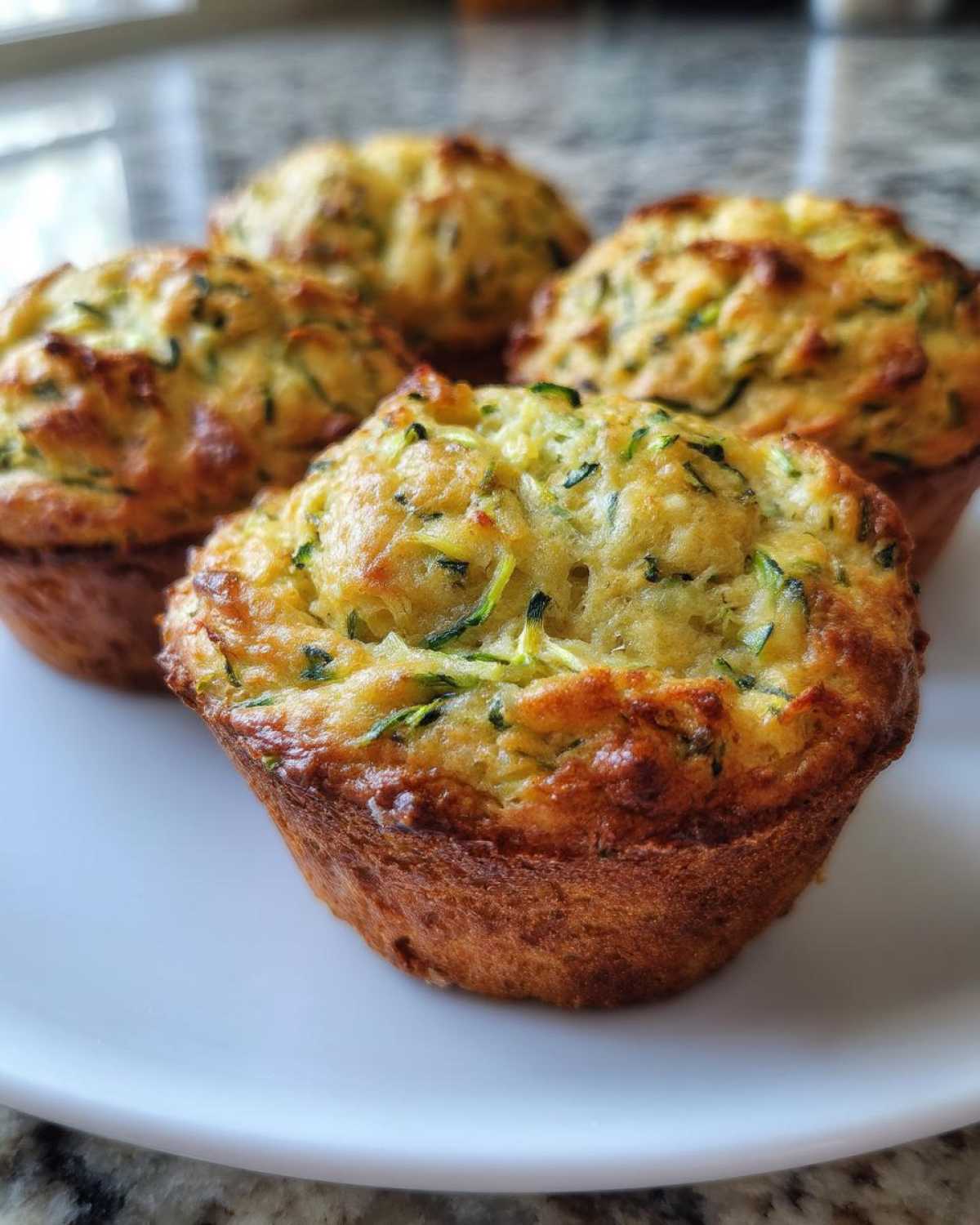 Fluffy Almond Flour Zucchini Muffins Gluten Free Low Sugar - detail 3