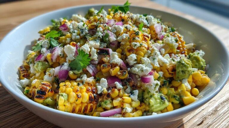 Grilled Corn & Avocado Salad: 4 reasons to love it Grilled Corn & Avocado Salad with Cotija and Cilantro-Lime Dressing