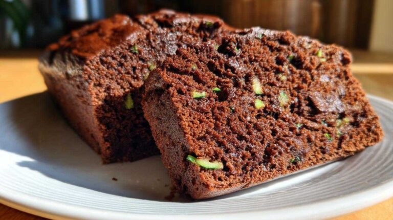 Healthy Double Chocolate Zucchini Bread Gluten Free
