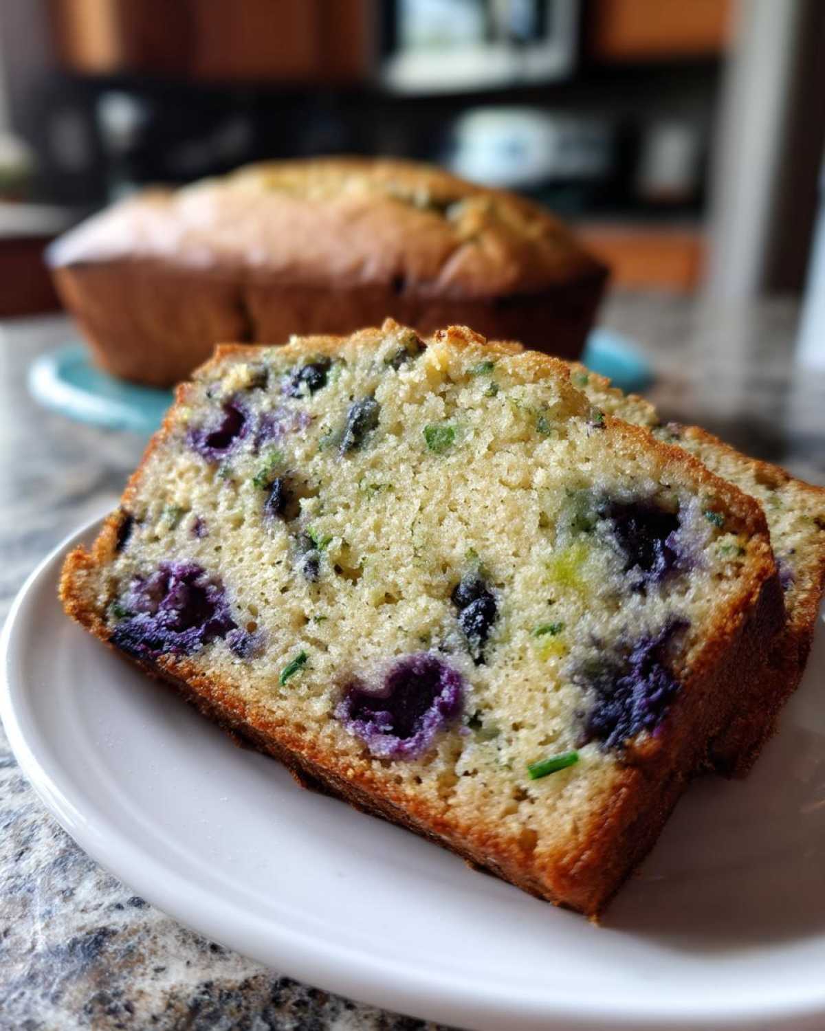 Healthy Lemon Blueberry Zucchini Bread Gluten-Free - detail 1