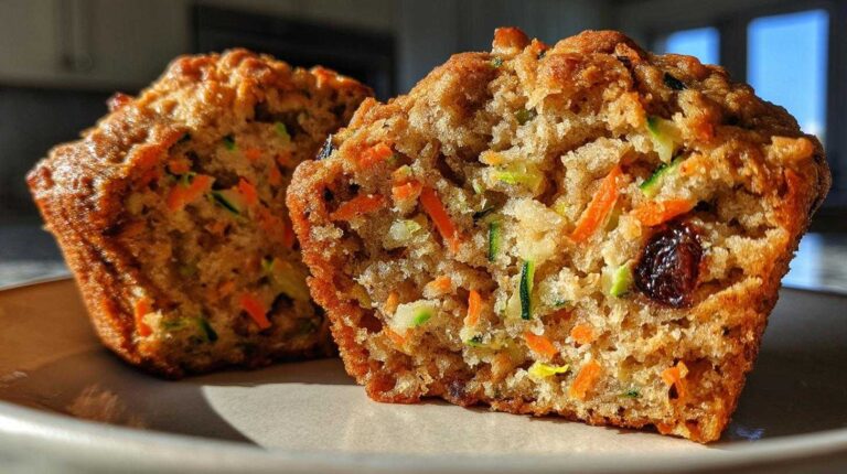 Healthy Morning Glory Zucchini Muffins Whole Wheat