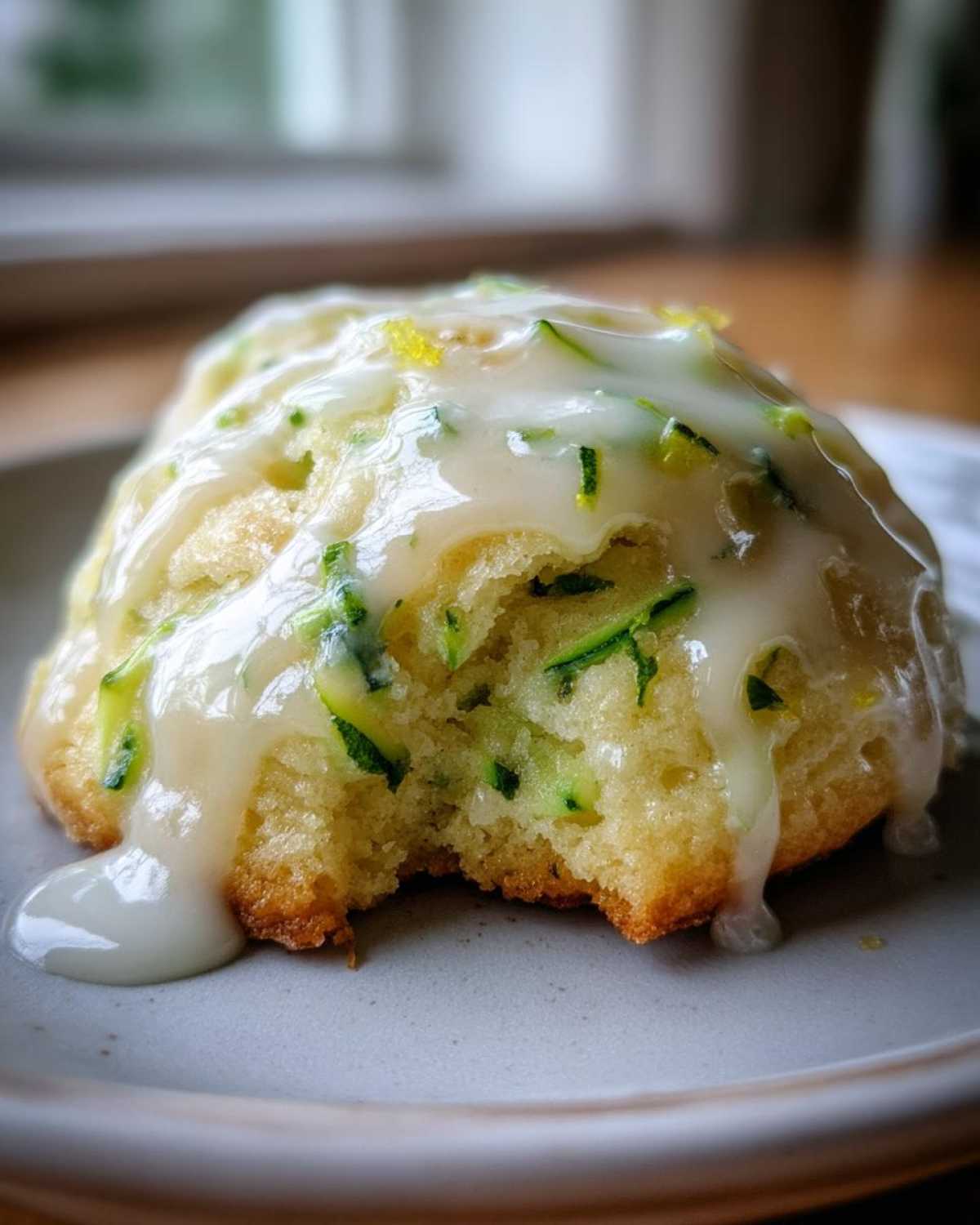 Lemon Zucchini Ricotta Cookies Soft Glazed - detail 2