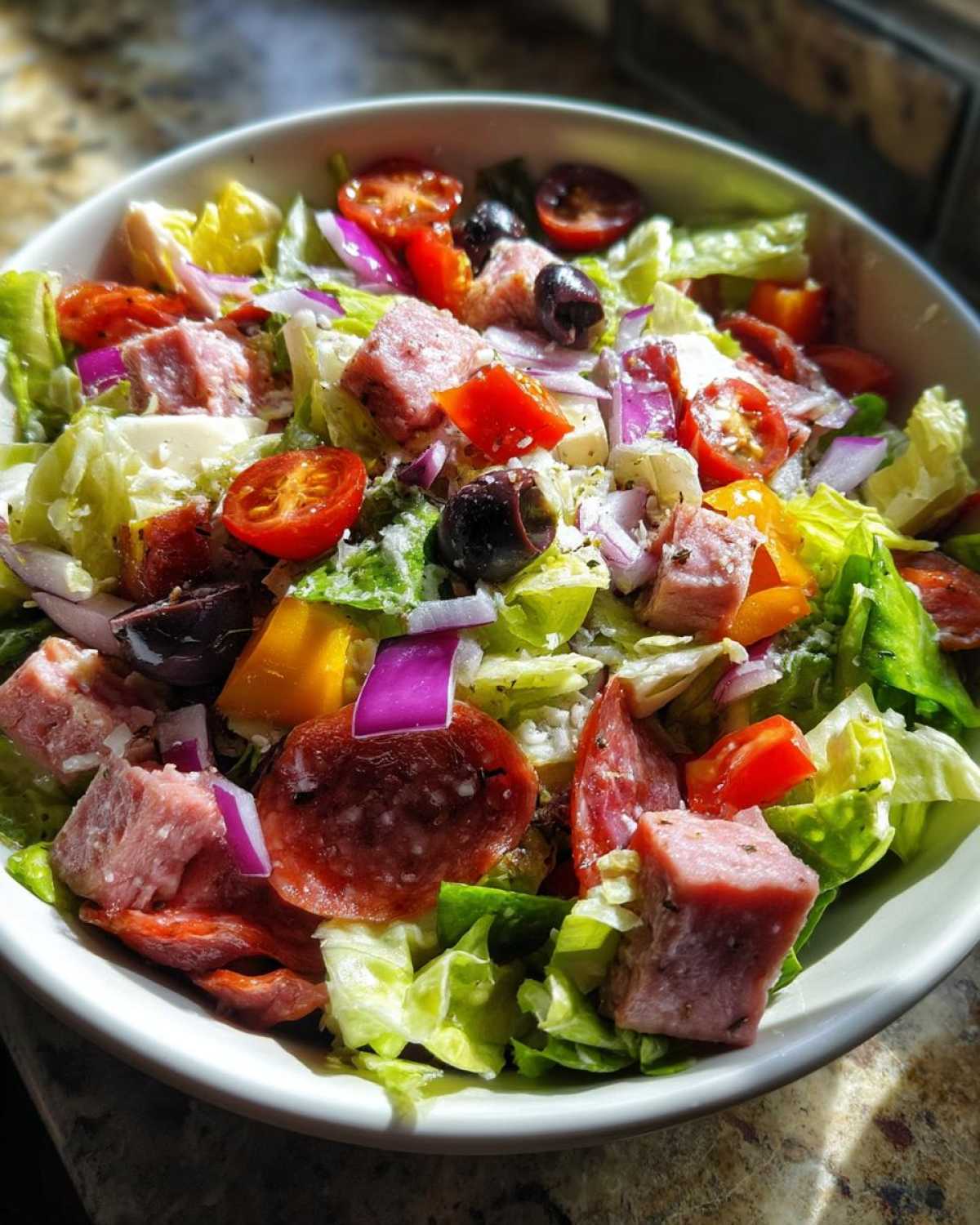 Loaded Cold Italian Sub Salad Chopped - detail 1