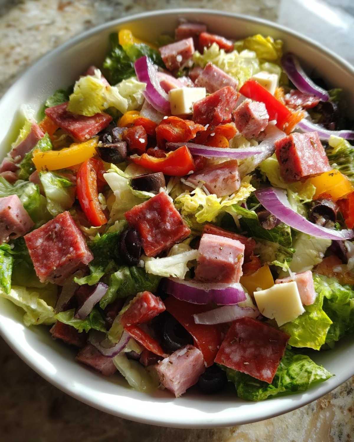 Loaded Cold Italian Sub Salad Chopped - detail 2