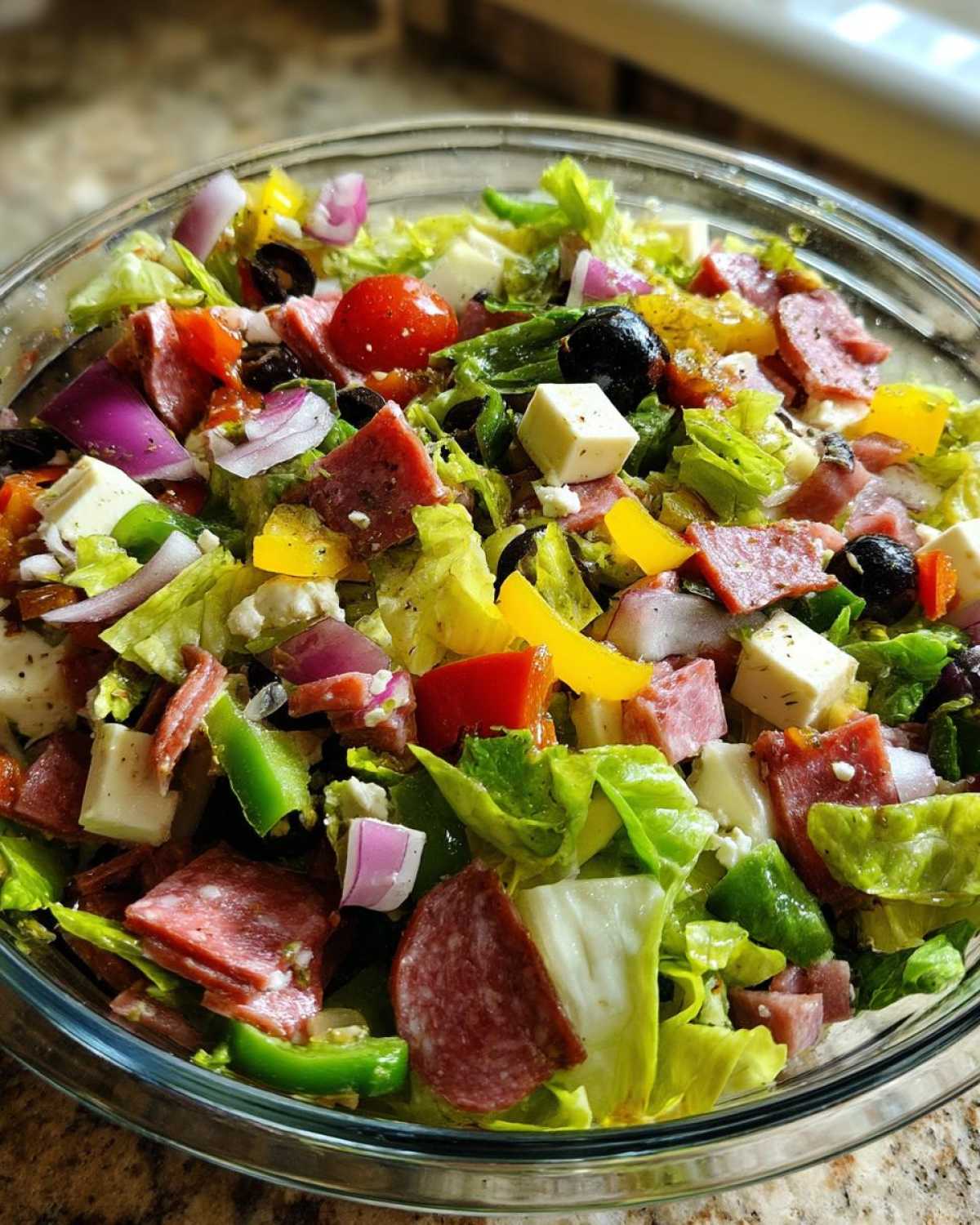 Loaded Cold Italian Sub Salad Chopped - detail 3