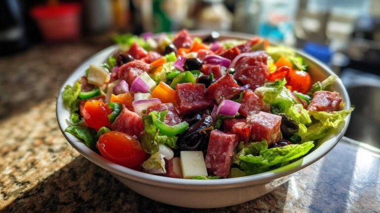 Loaded Cold Italian Sub Salad Chopped