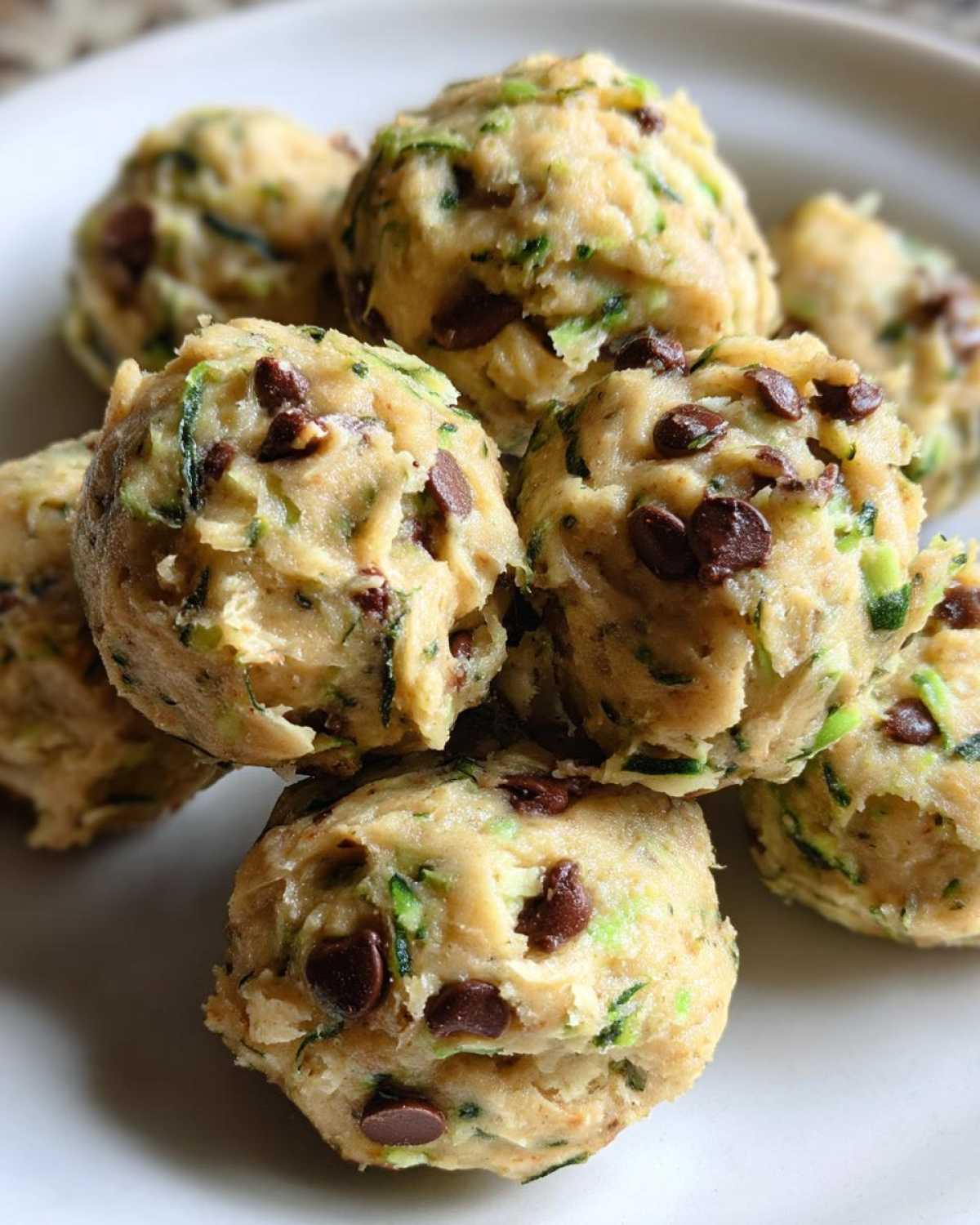 No Bake Zucchini Cookie Dough Bites Edible - detail 2