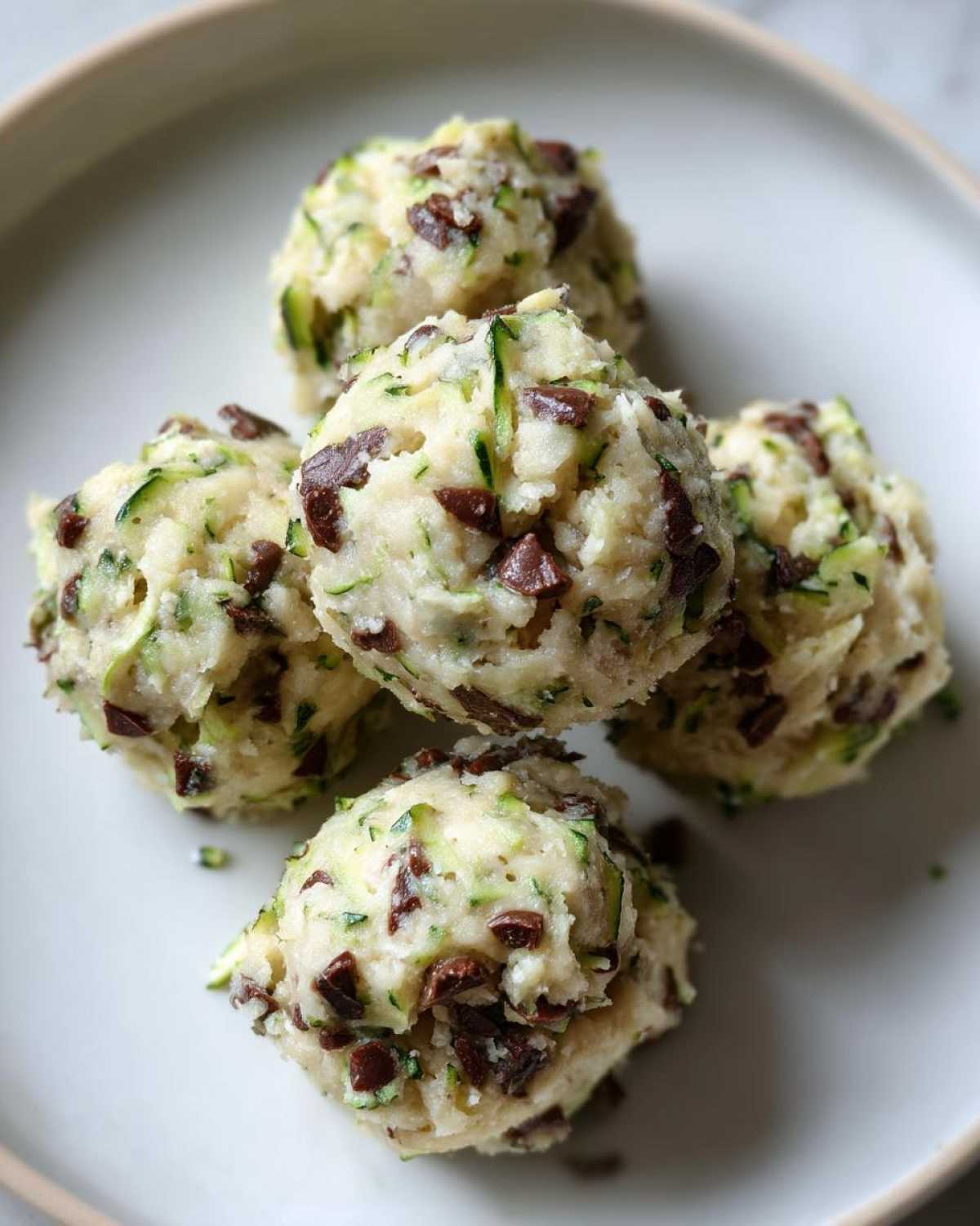 No Bake Zucchini Cookie Dough Bites Edible - detail 3