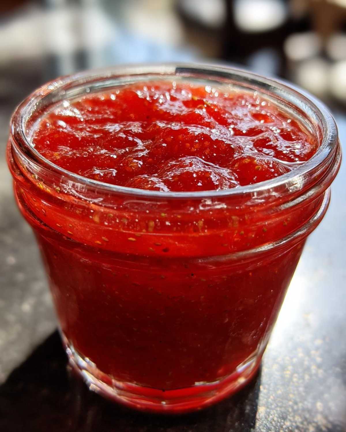 Quick 5 Ingredient Strawberry Freezer Jam No Pectin - detail 2