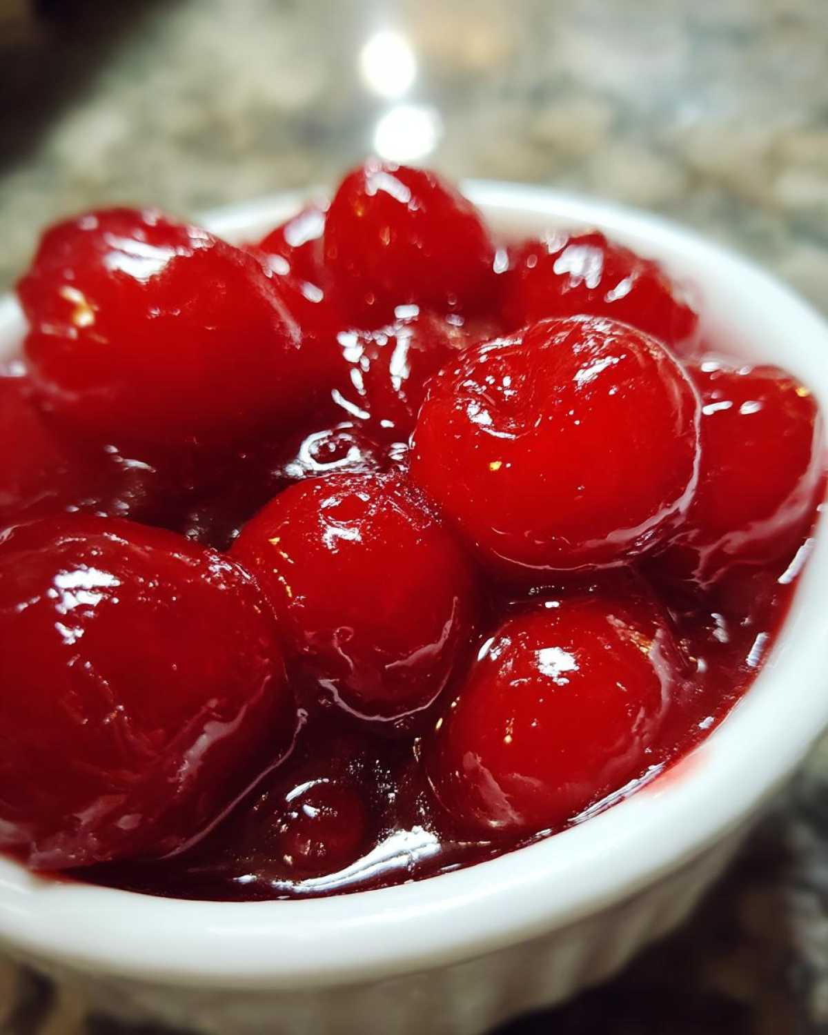 Quick Easy Sour Cherry Compote Topping - detail 1