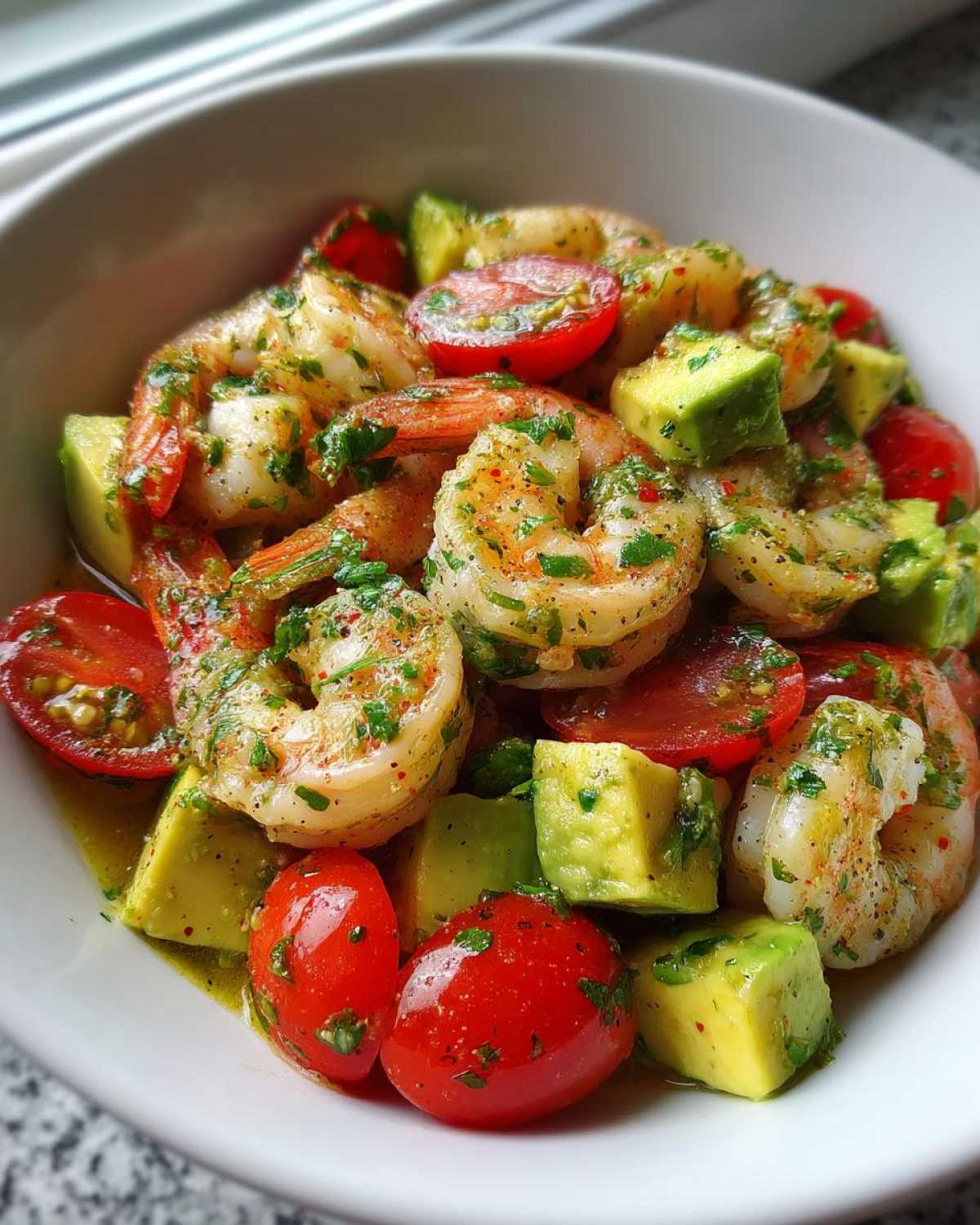 Shrimp Avocado Salad Cilantro Lime No Cook - detail 1