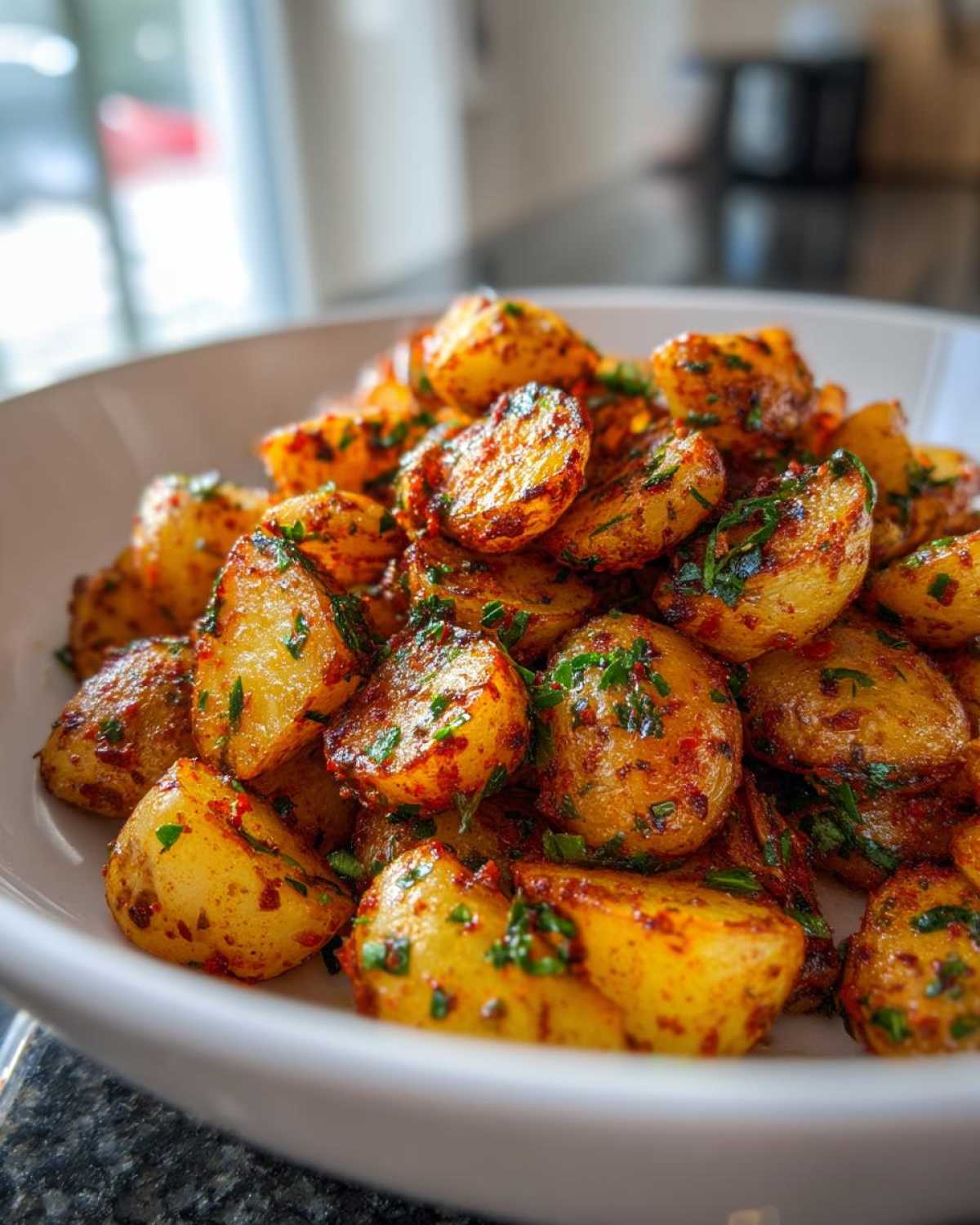 Smoked Paprika & Roasted Garlic Potato Salad (No Mayo Option) - detail 2
