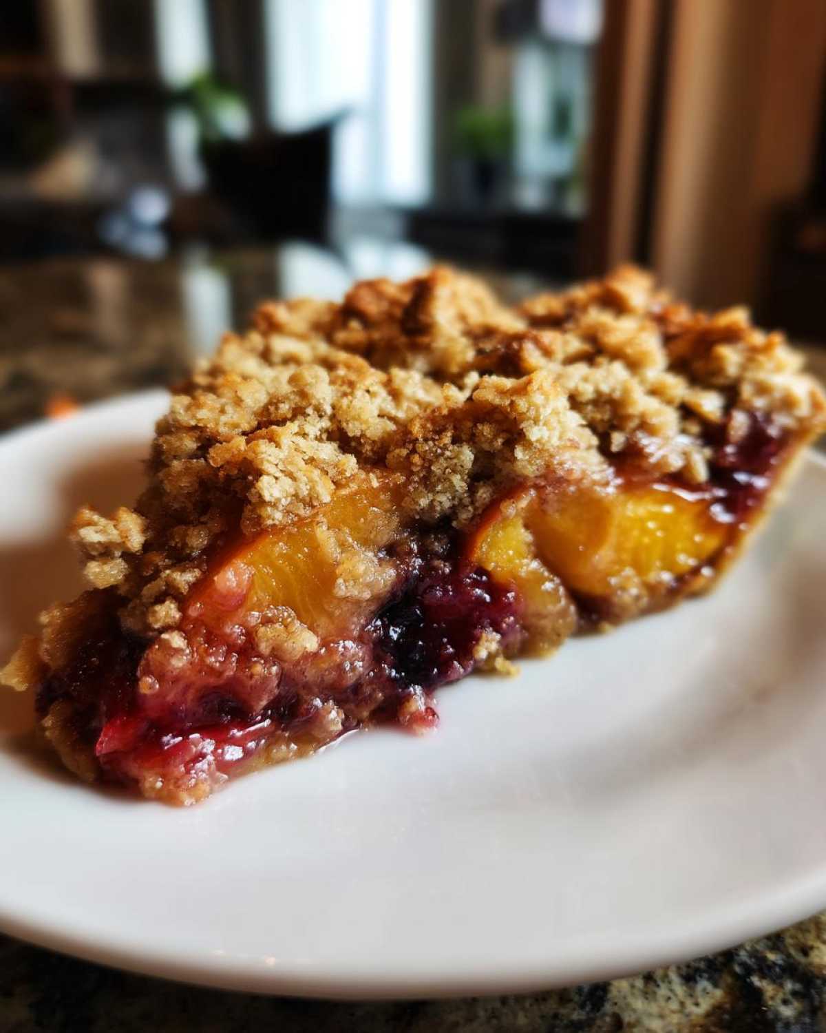 Spiced Nectarine Blueberry Crumble Oat-Free - detail 2