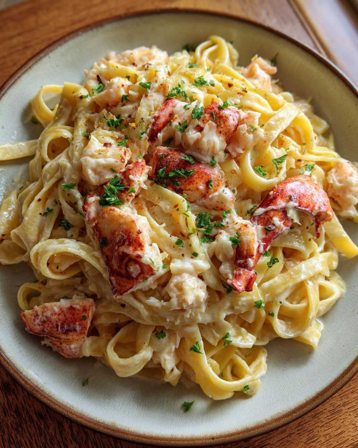 Trader Joe’s Lobster Pasta - detail 1
