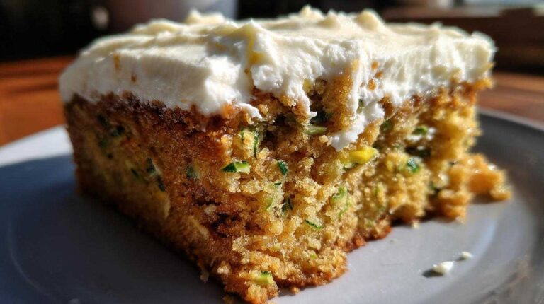 Ultimate Frosted Zucchini Bars Cream Cheese