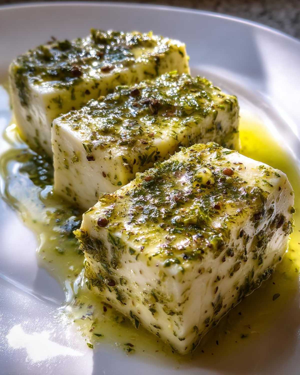 Ultimate Herbed Marinated Cheese Trio - detail 3