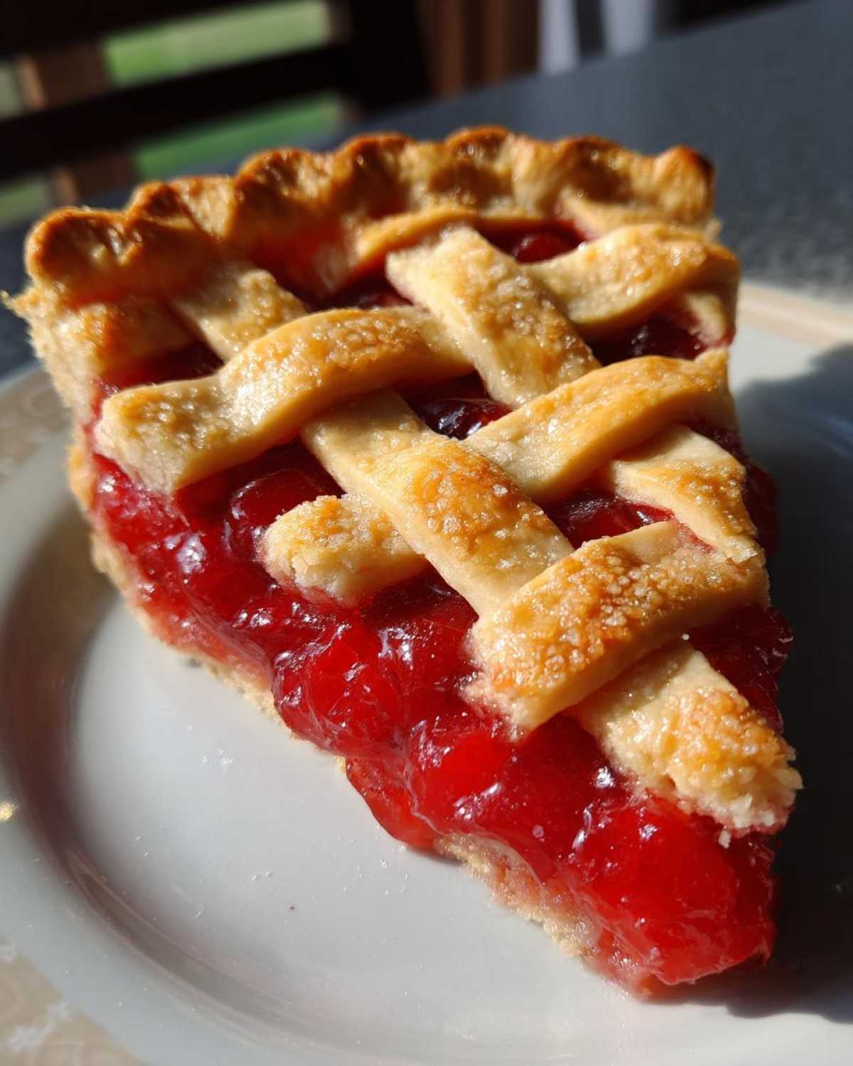 Ultimate Lattice Top Sour Cherry Pie - detail 3