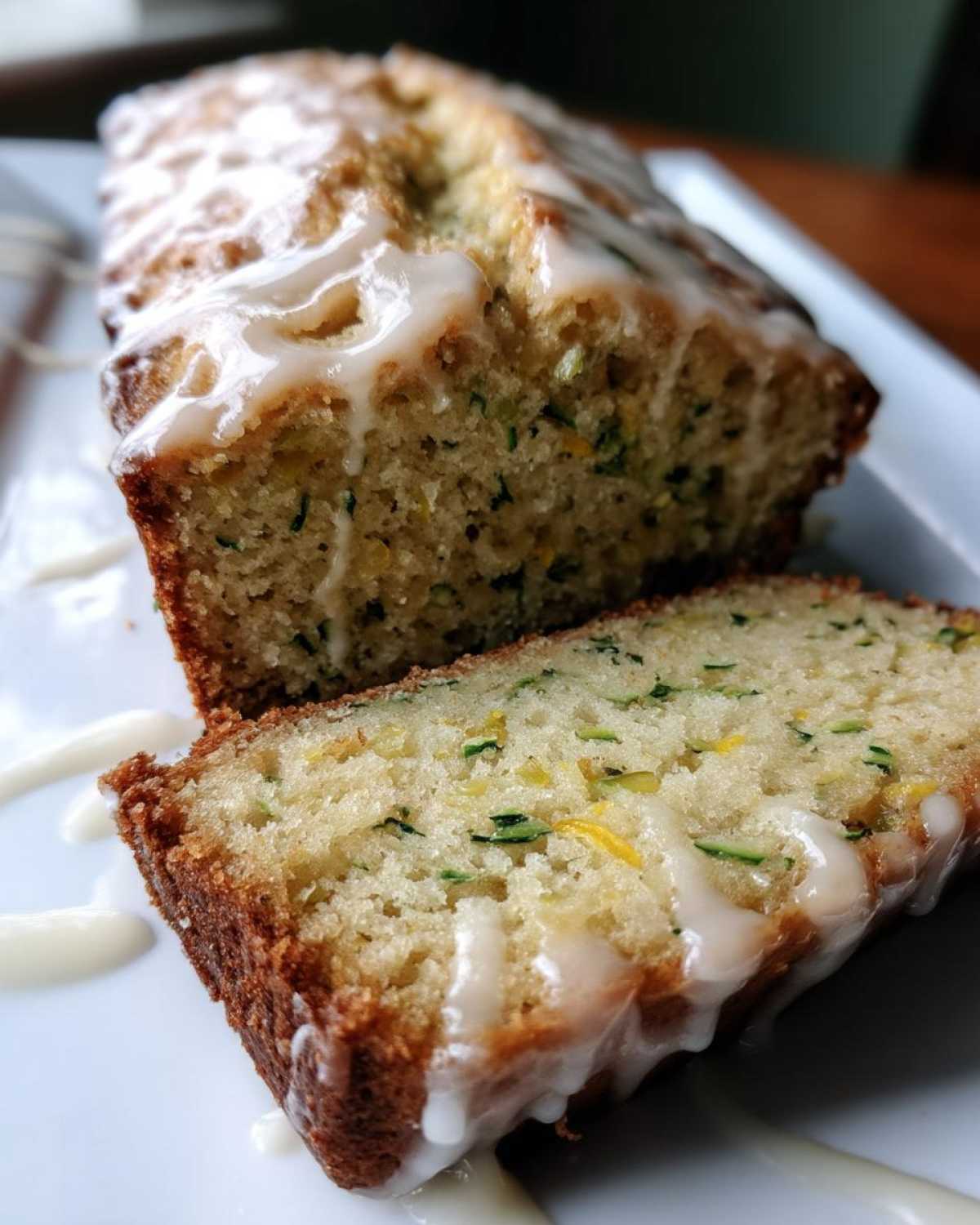 Ultra Moist Lemon Zucchini Bread Lemon Glaze - detail 1