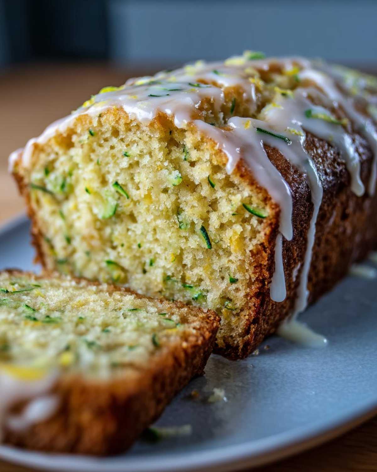 Ultra Moist Lemon Zucchini Bread Lemon Glaze - detail 2