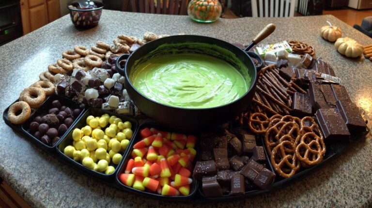 Shocking Witches Cauldron Halloween Dessert Board of 1 Witches Cauldron Halloween Dessert Board