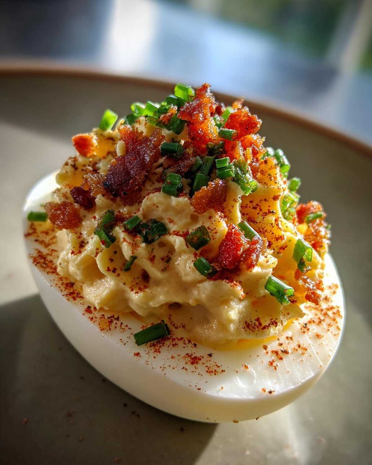 Bacon deviled eggs - detail 4