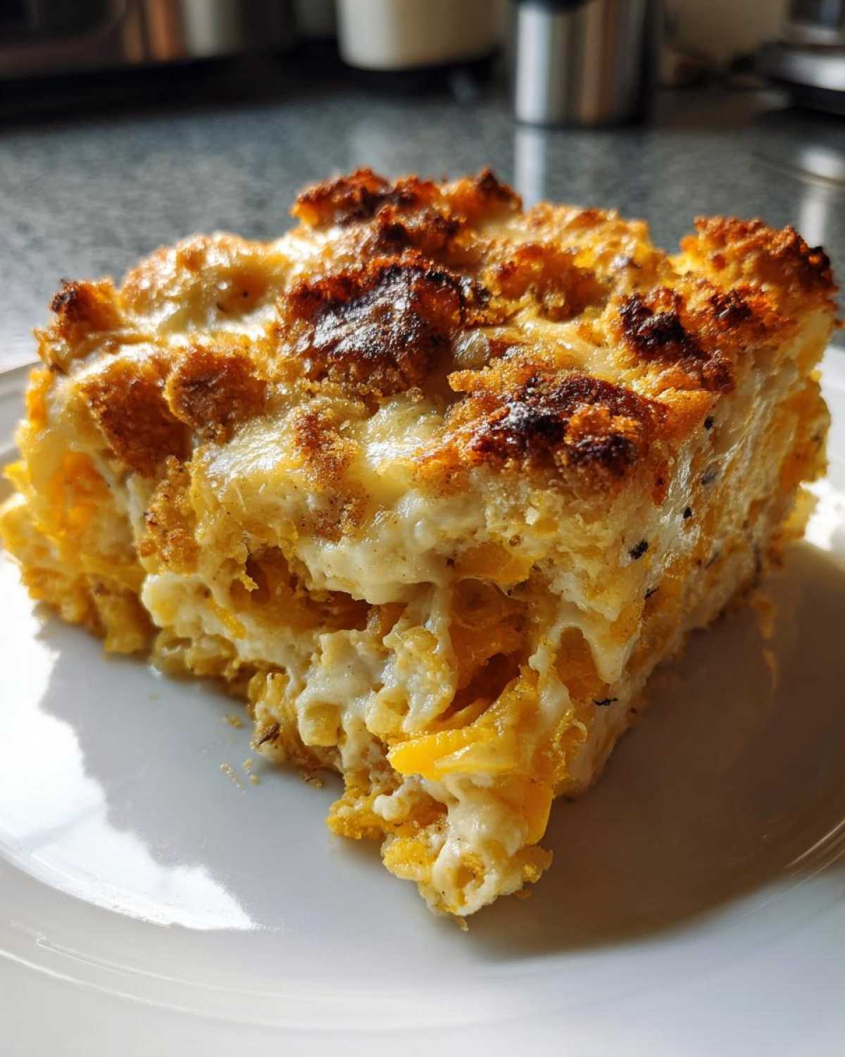 Cheesy squash casserole - detail 1