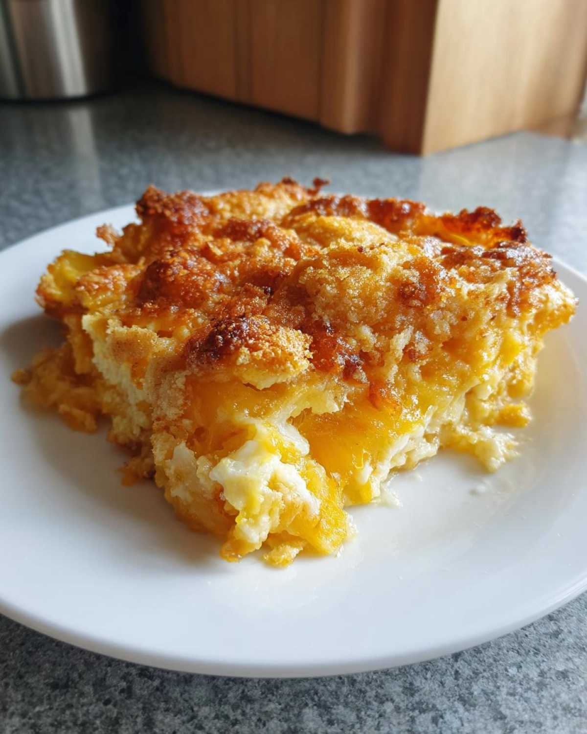 Cheesy squash casserole - detail 2
