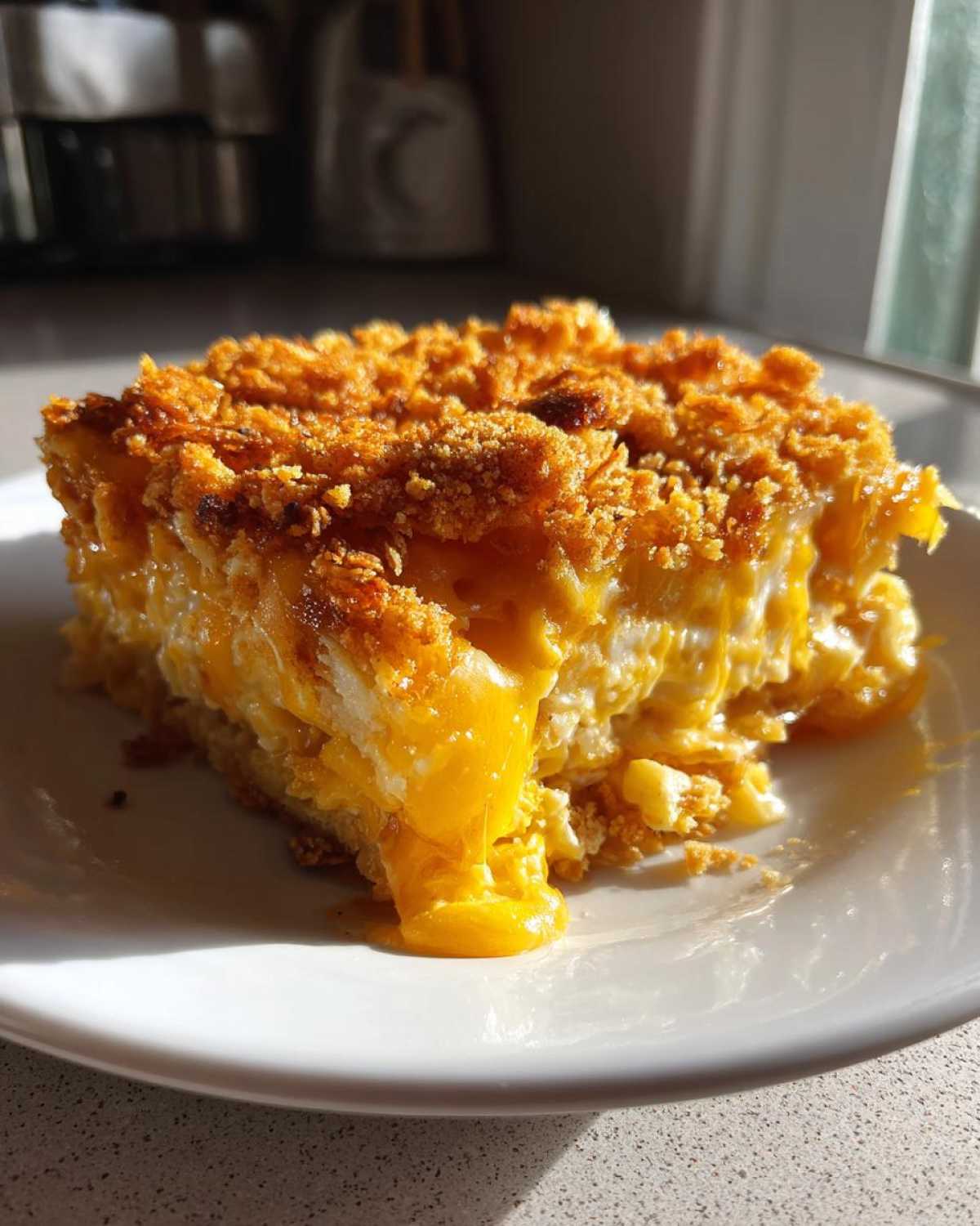 Cheesy squash casserole - detail 3