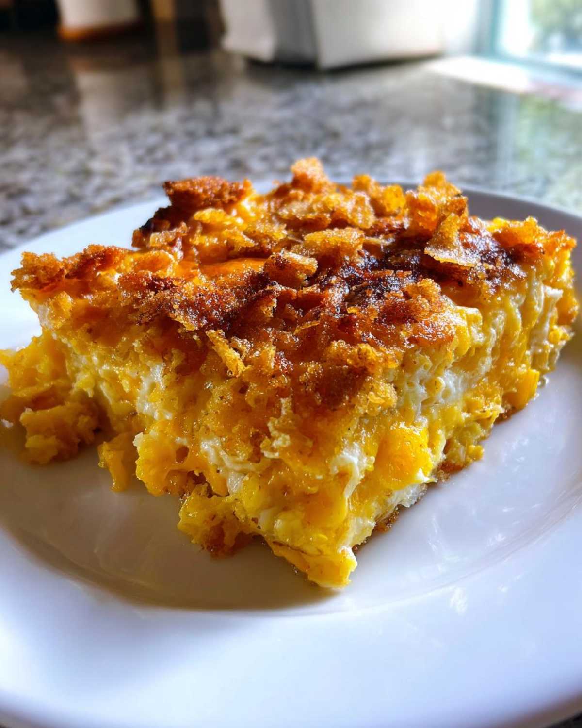Cheesy squash casserole - detail 4