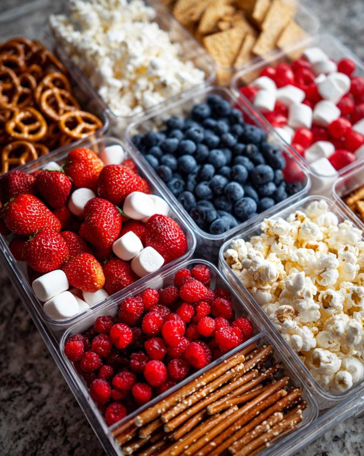 Festive 4th of July Snackle Box - detail 1