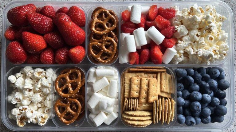 Festive 4th of July Snackle Box
