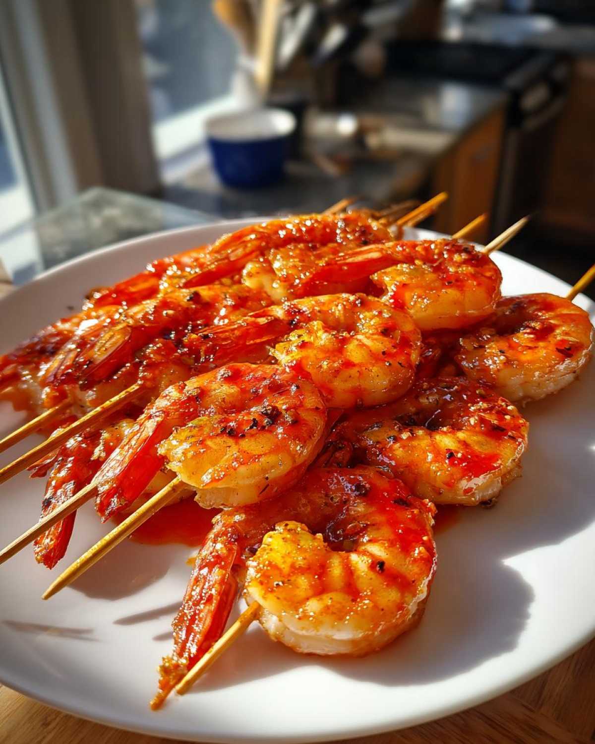 Firecracker Grilled Shrimp Skewers - detail 2