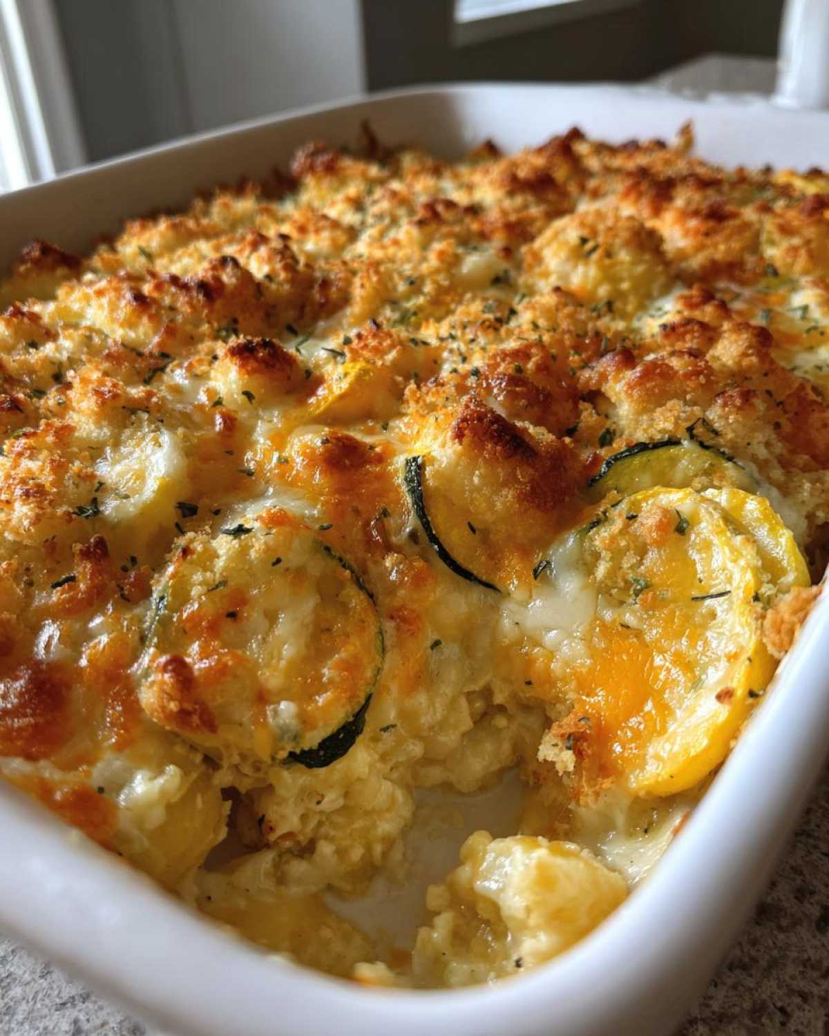 Gluten-free squash casserole - detail 3