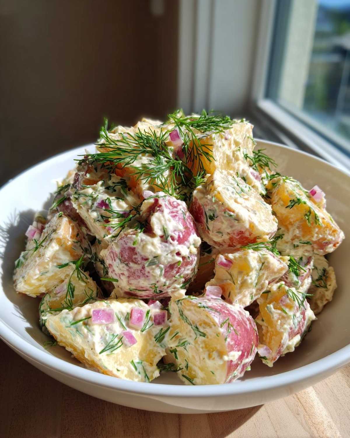 Healthy potato salad - detail 2