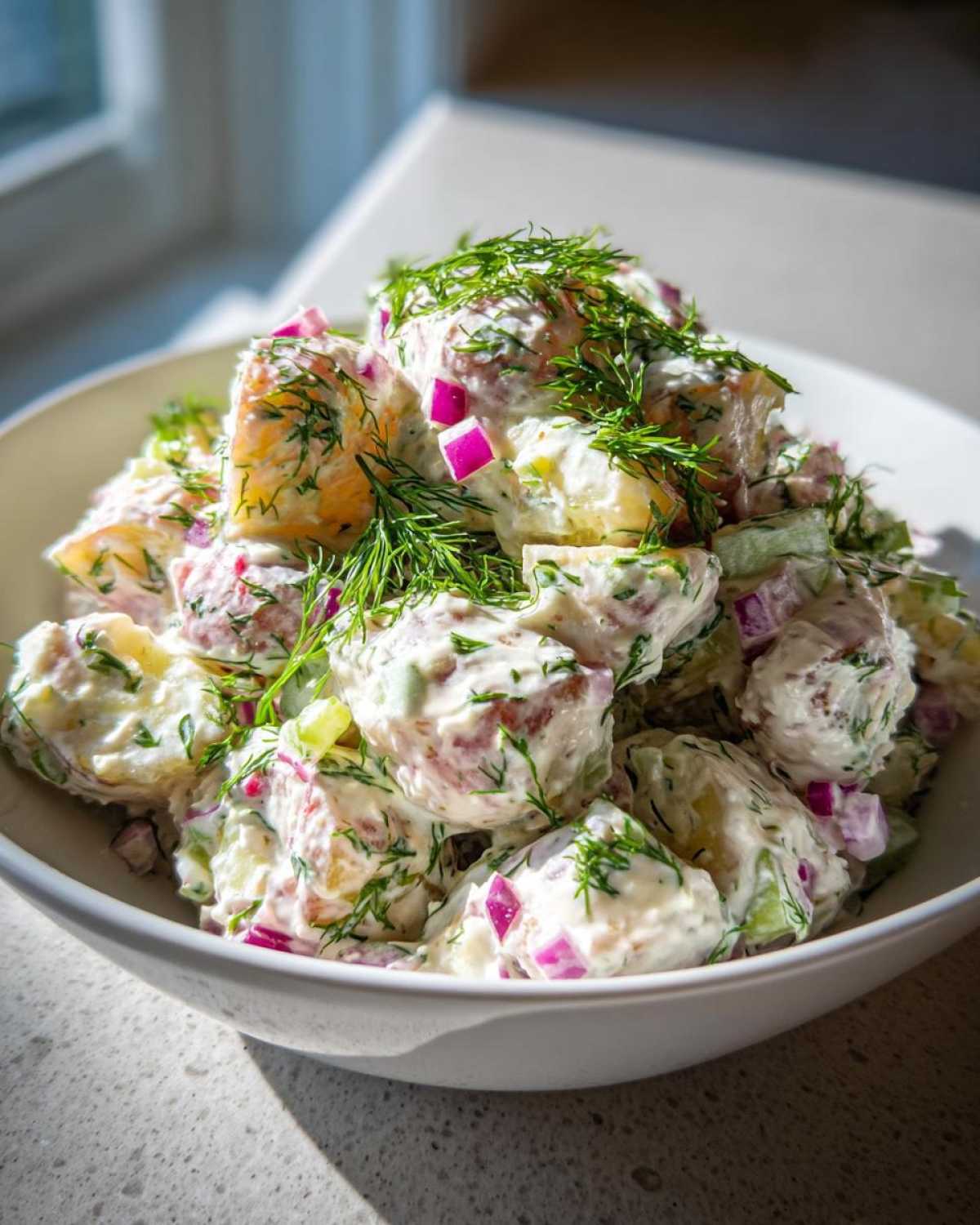 Healthy potato salad - detail 3
