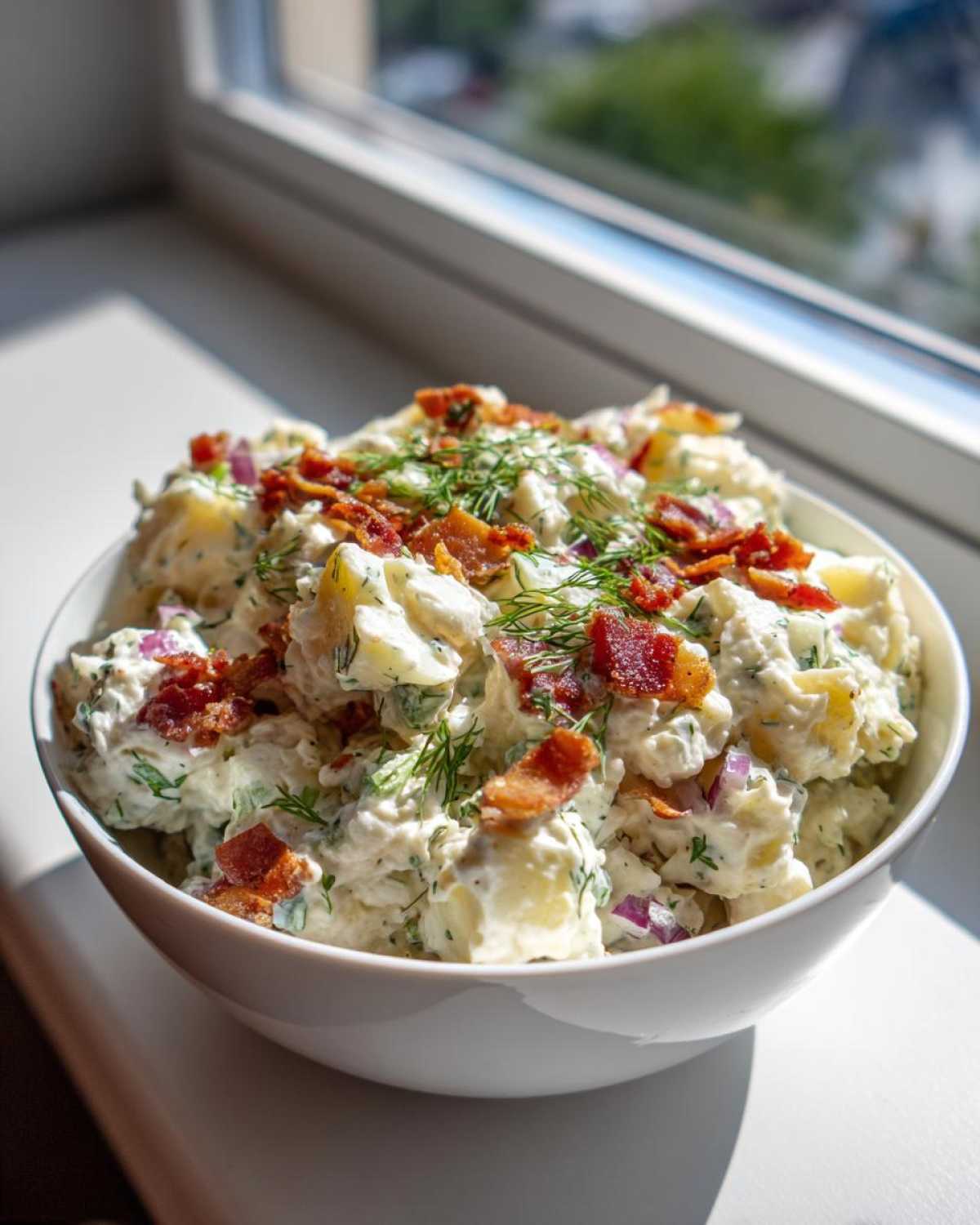 Keto potato salad - detail 2