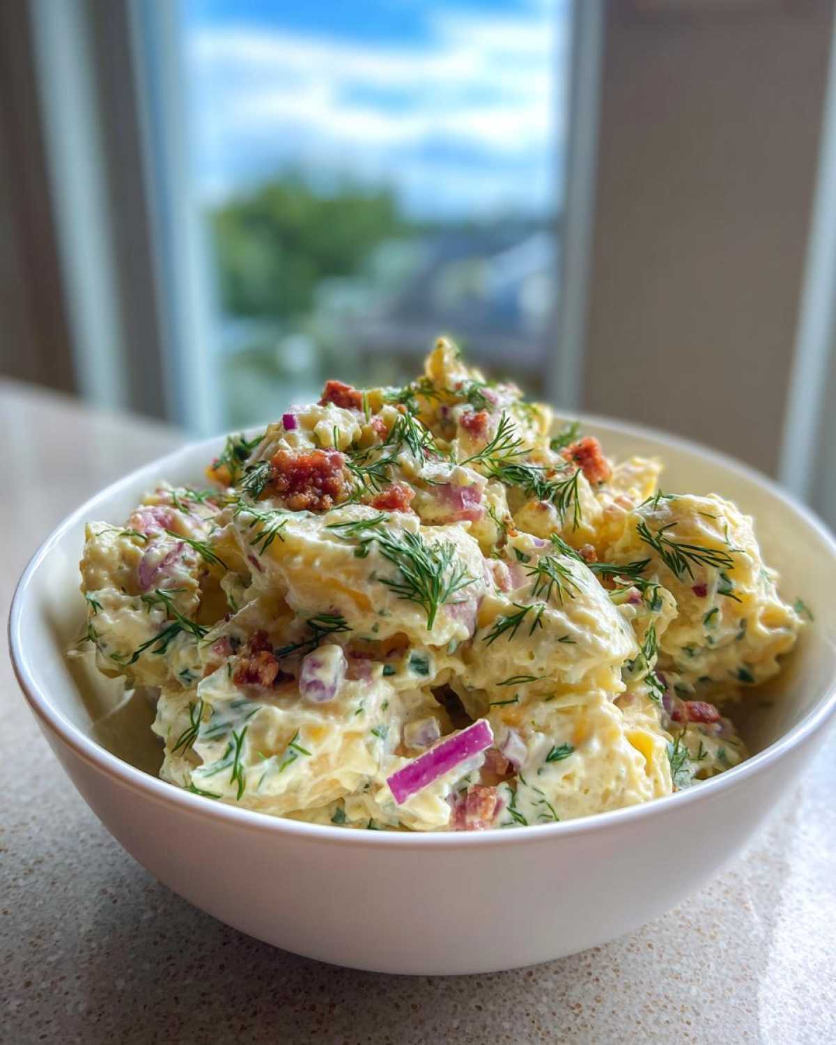 Keto potato salad - detail 3