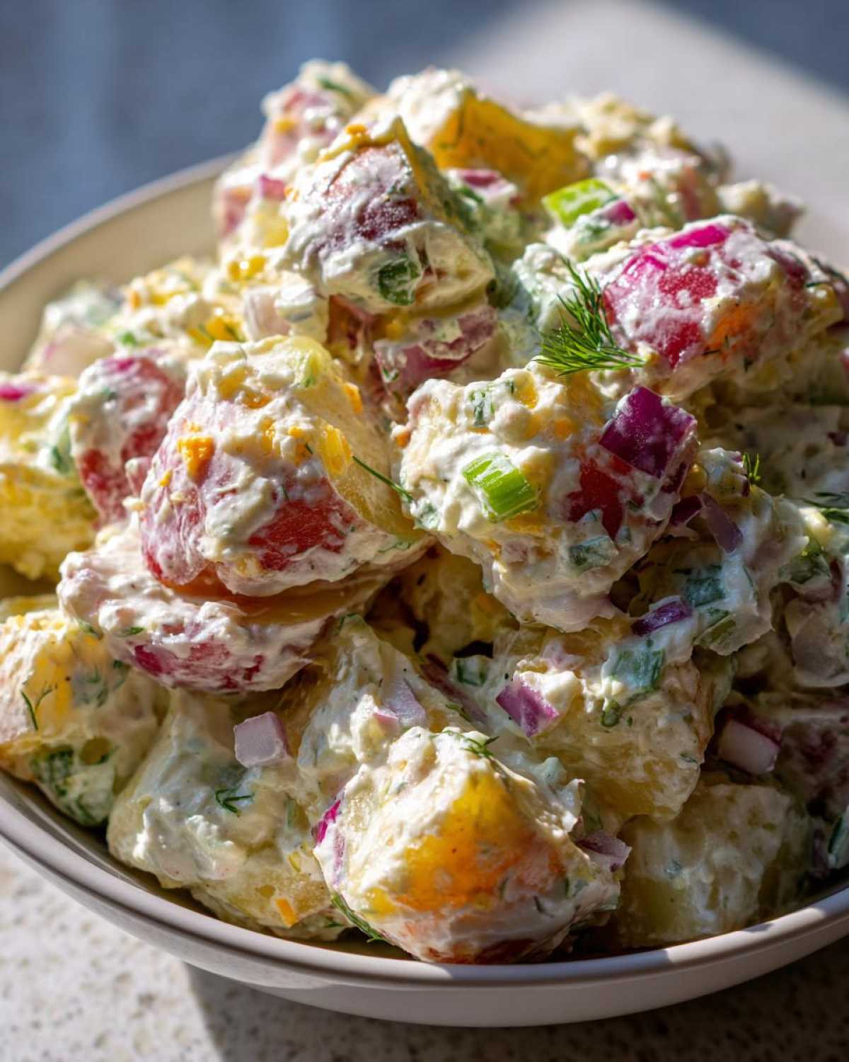 Loaded Red, White & Blue Potato Salad - detail 1