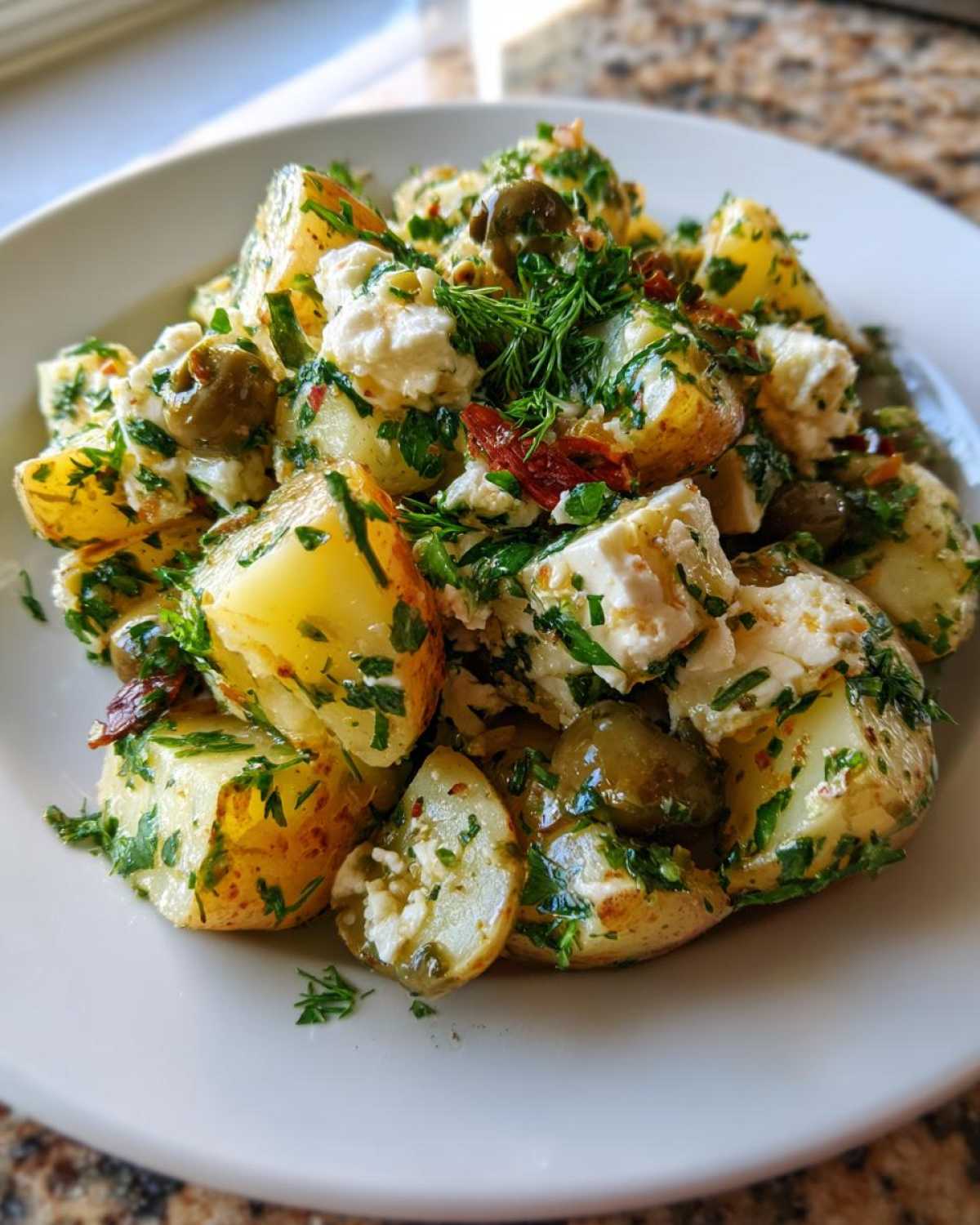 Mediterranean potato salad - detail 2