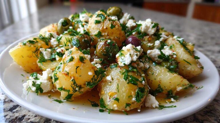 Mediterranean potato salad