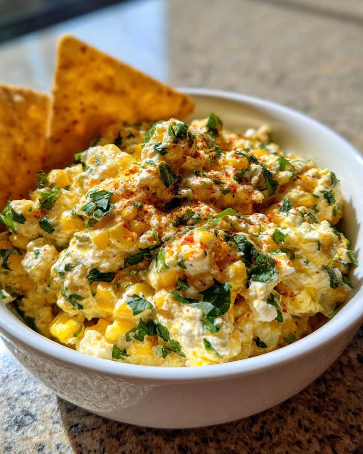 Mexican street corn dip - detail 1