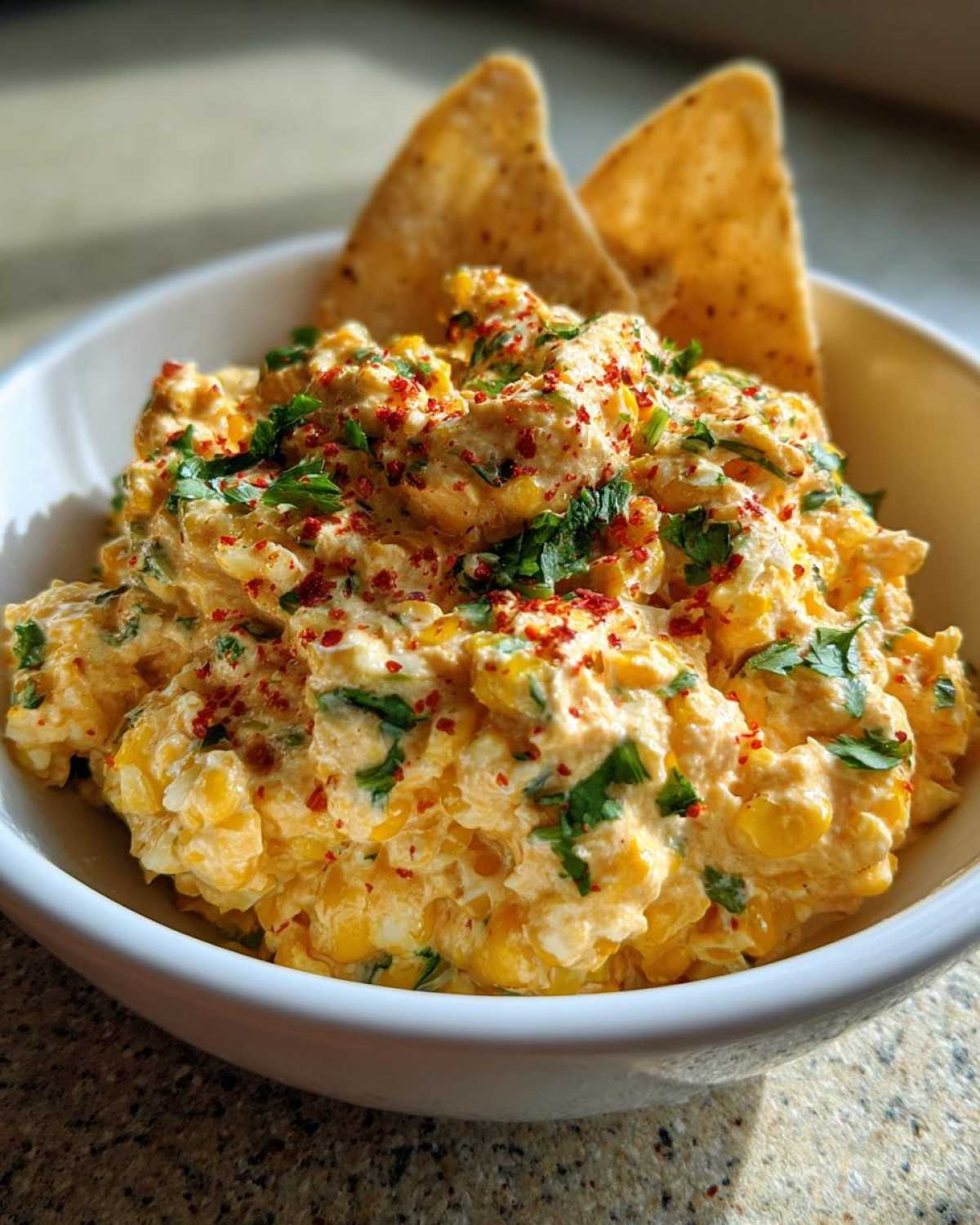 Mexican street corn dip - detail 2