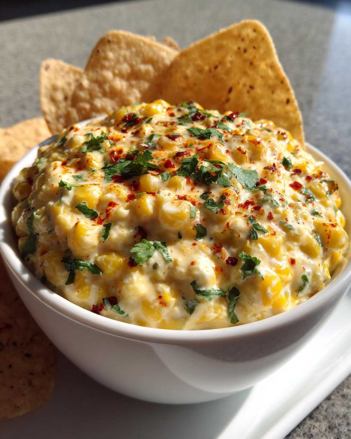 Mexican street corn dip - detail 3